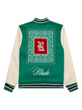 RHUDE tile-pattern bomber jacket