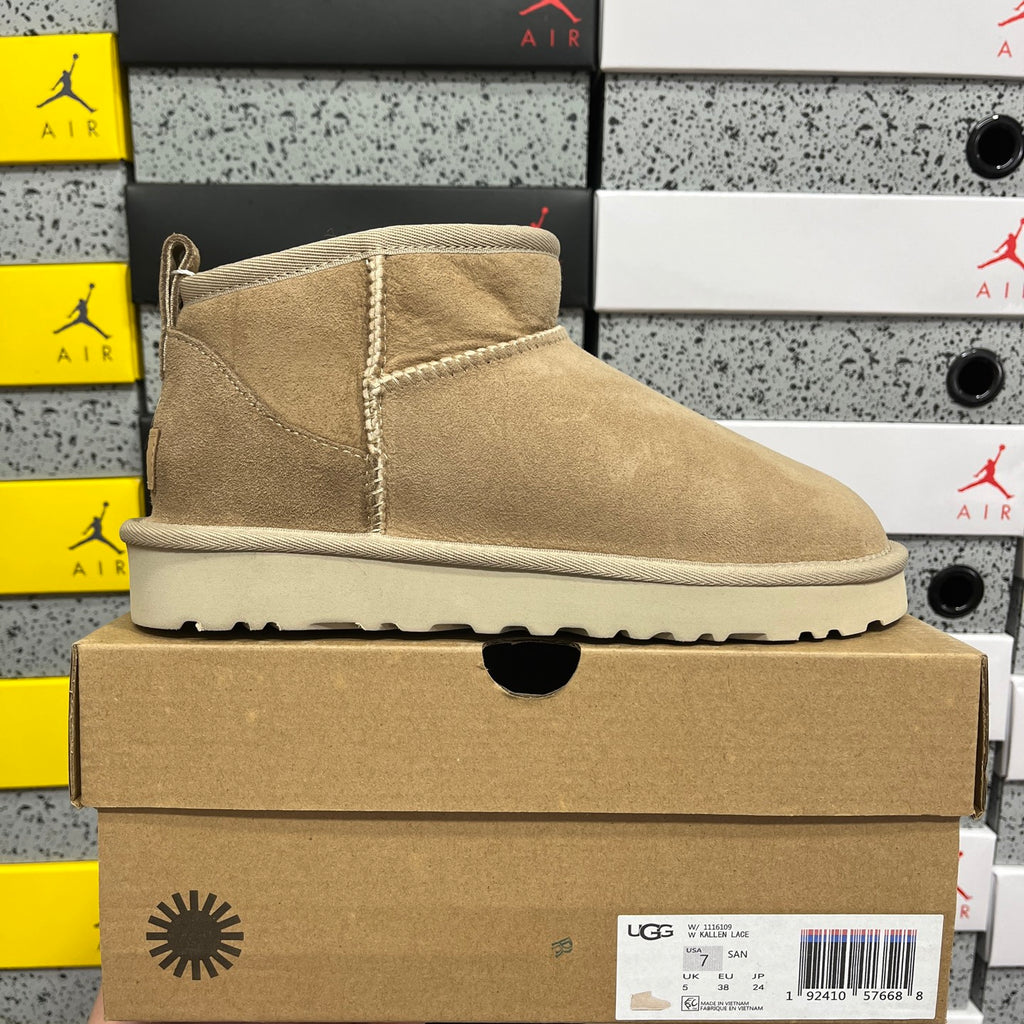 UGG Classic Mini Boot W1116109 – Sand | Sizes 35–44