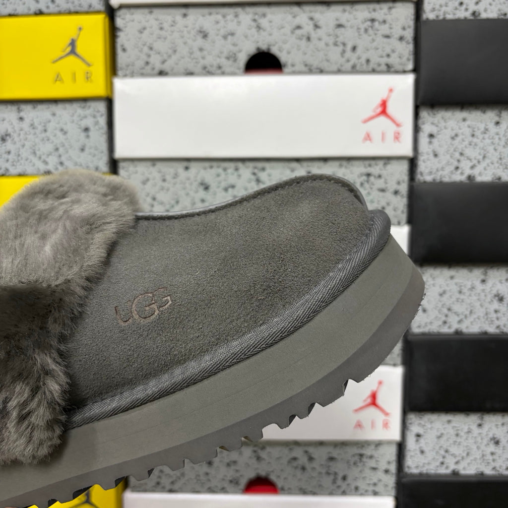 UGG Snow Boots 2550 – Gray Star Slide | 3cm Heel | Sizes 35–40