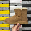 UGG Mid-Calf Snow Boots 6422 – Chestnut | Wood Button | Sizes 35–40