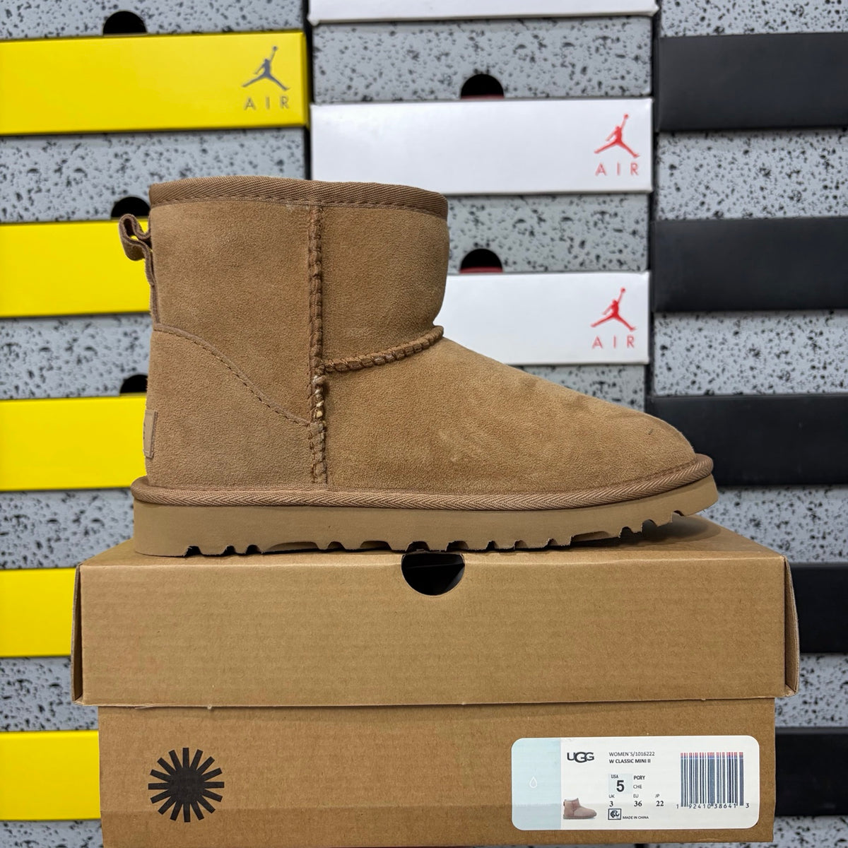 UGG Mid-Calf Snow Boots 6222 – Chestnut | Sizes 35–44