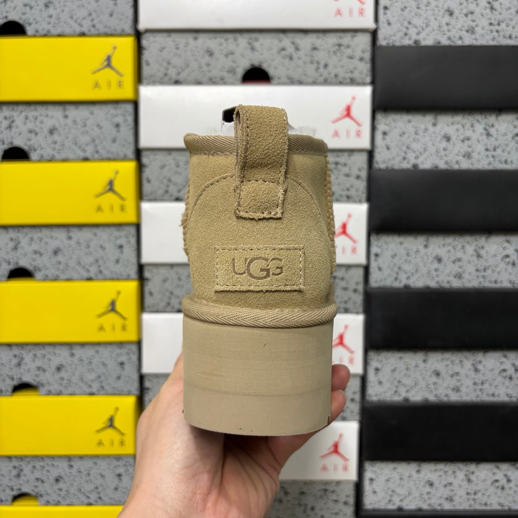 UGG Snow Boots 5092 – Mustard Yellow | 5cm Heel | Sizes 36–40