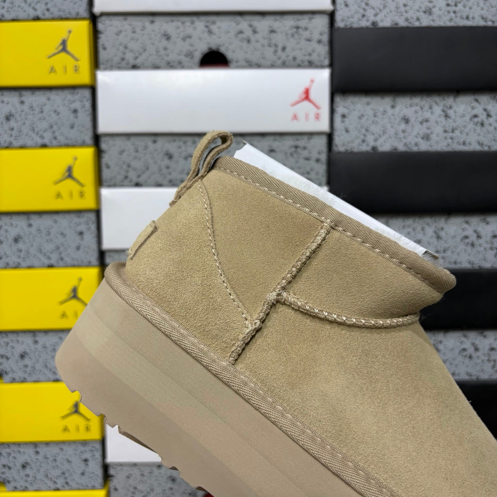 UGG Snow Boots 5092 – Mustard Yellow | 5cm Heel | Sizes 36–40