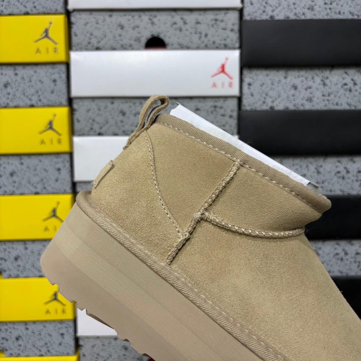 UGG Snow Boots 5092 – Mustard Yellow | 5cm Heel | Sizes 36–40