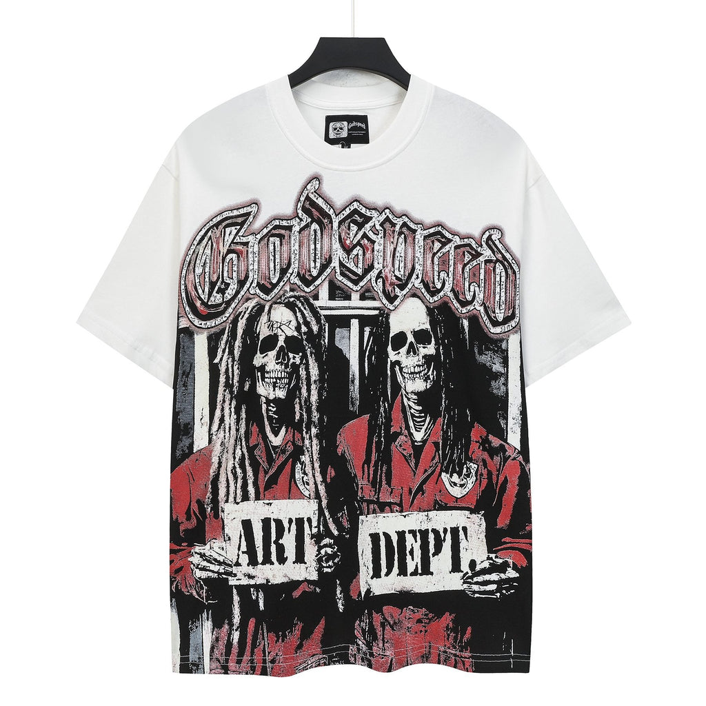 Godspeed Art Dept Skull Graphic T-Shirt