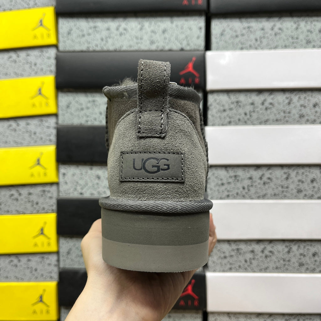 UGG Snow Boots 1135093 – Gray | 3cm Heel | Sizes 35–40