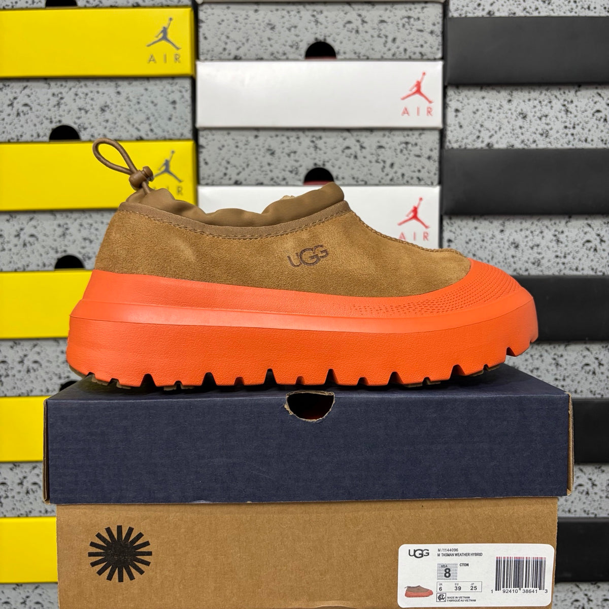 UGG Tasman Low Slipper 4096 – Chestnut & Orange | Sizes 39–44