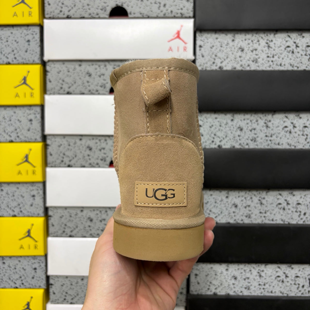 UGG Mid-Calf Snow Boots 6222 – Sand | Sizes 35–44