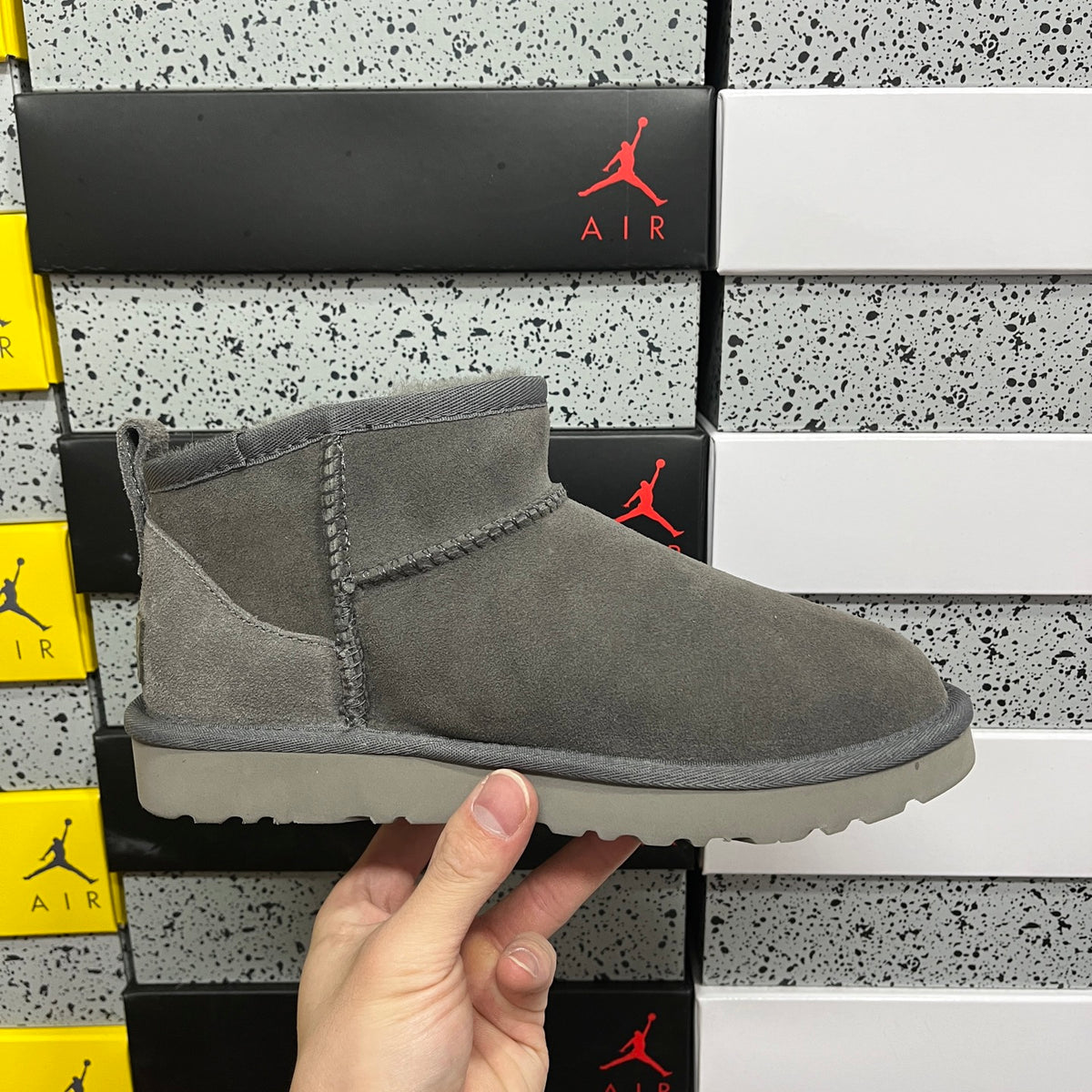 UGG Classic Mini Boot W1116109 – Grey | Sizes 35–44