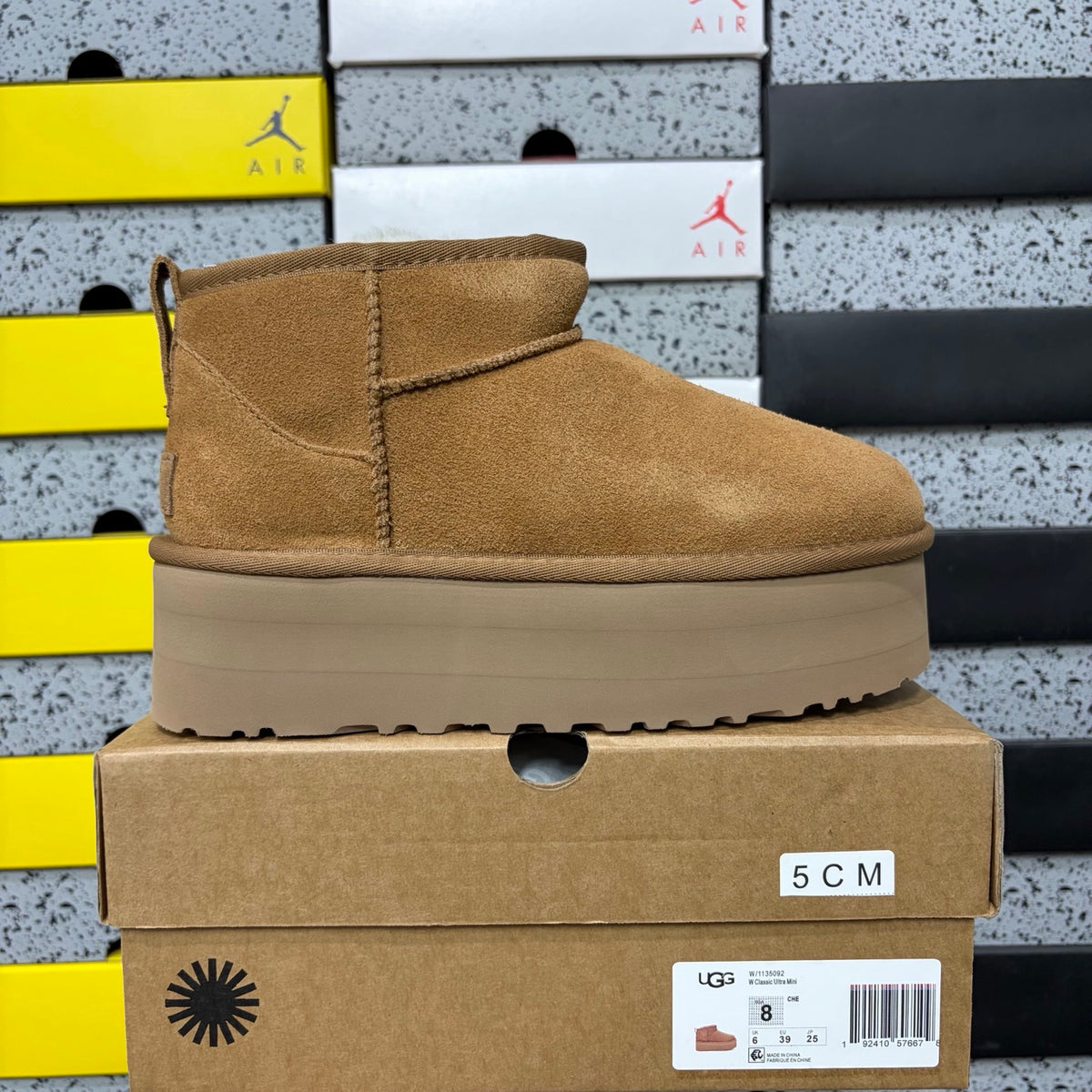 UGG Snow Boots 5092 – Chestnut | 5cm Heel | Sizes 35–40