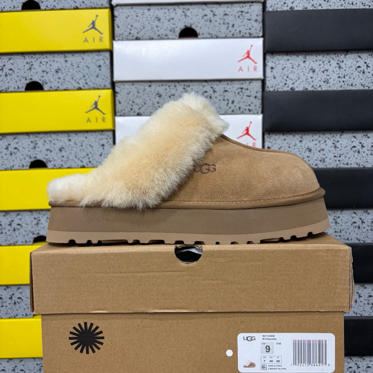 UGG Snow Boots 2550 – Chestnut Star Slide | 3cm Heel | Sizes 35–40