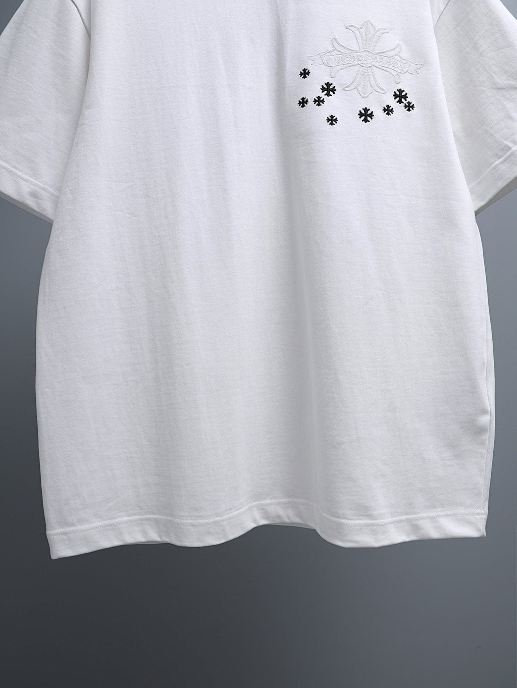 Chrome Hearts Cross and Star Graphic T-Shirt